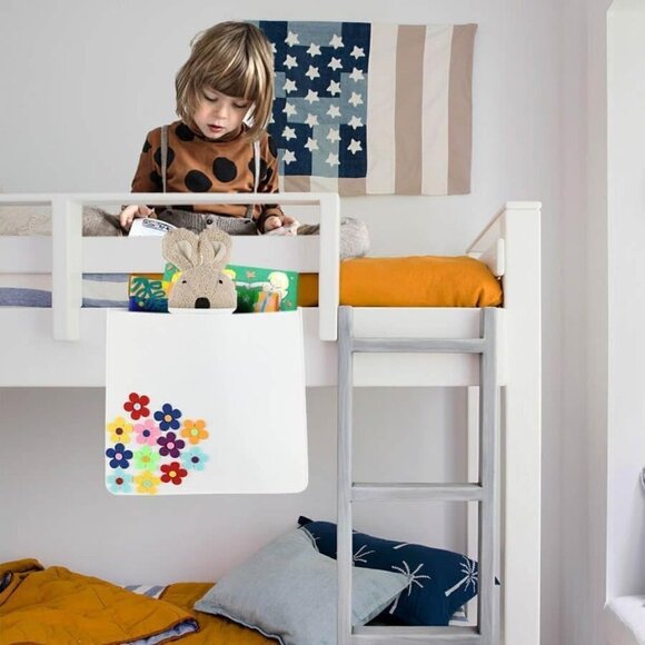 Bedside Caddy for Bed Organizer, Large - White - BRAND NEW - Picture 3 of 7